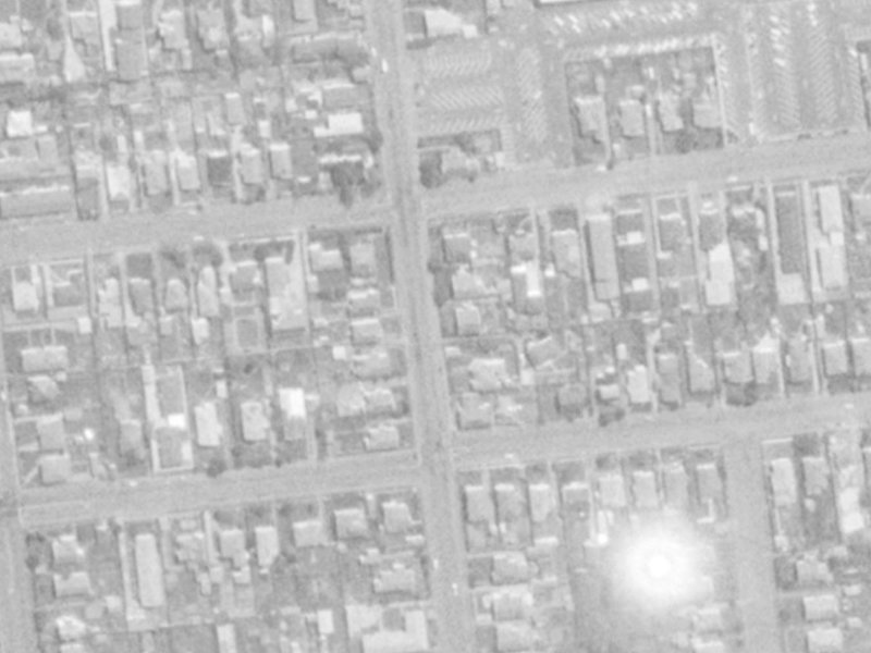 84A Matipo Street from the air, 1975-1979