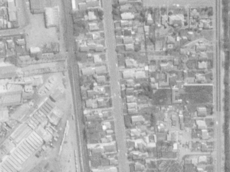 45 Brockworth Place from the air, 1975-1979