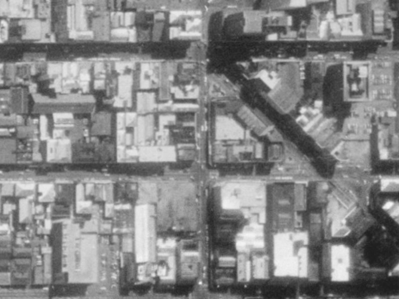 679 Colombo Street from the air, 1975-1979