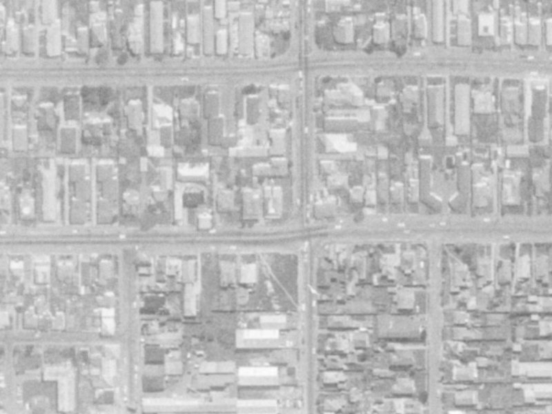 53 Stanmore Road from the air, 1975-1979