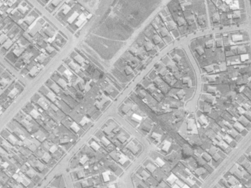 46 Jollie Street from the air, 1975-1979
