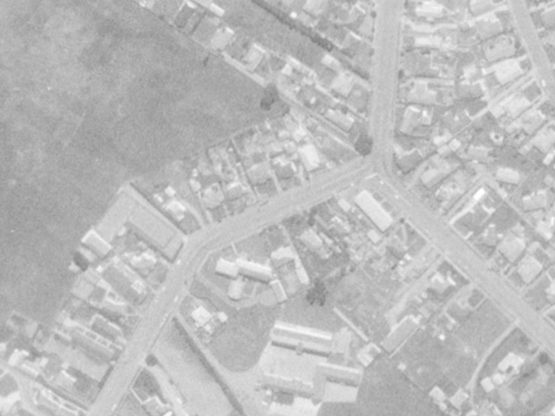 63 Middlepark Road from the air, 1975-1979