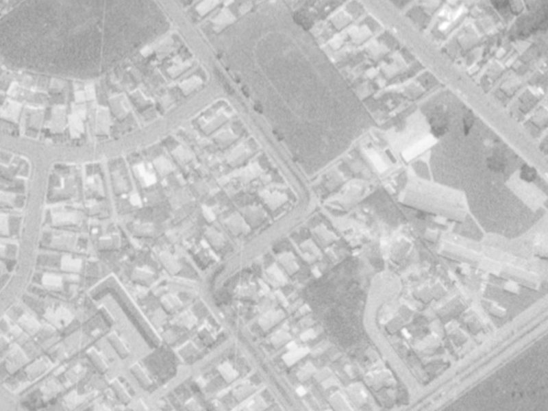 29 Colman Avenue from the air, 1975-1979