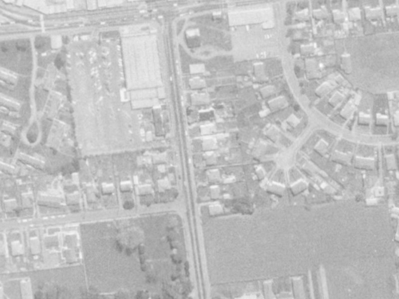 17 Hansons Lane from the air, 1975-1979