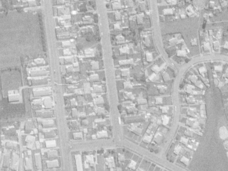 18B Euston Street from the air, 1975-1979