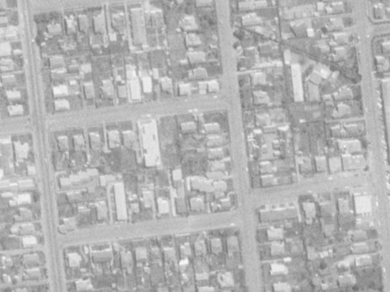 53A Picton Avenue from the air, 1975-1979