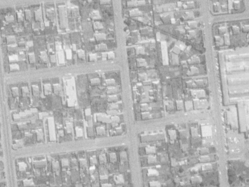 53 Picton Avenue from the air, 1975-1979