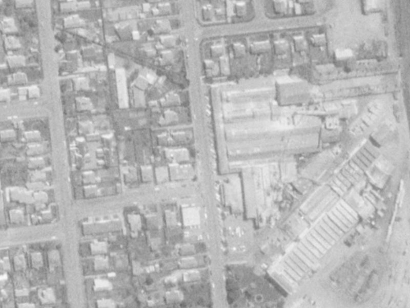 329 Mandeville Street from the air, 1975-1979