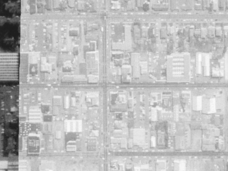 238a Barbadoes Street from the air, 1975-1979