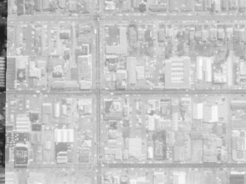 271 Cashel Street from the air, 1975-1979
