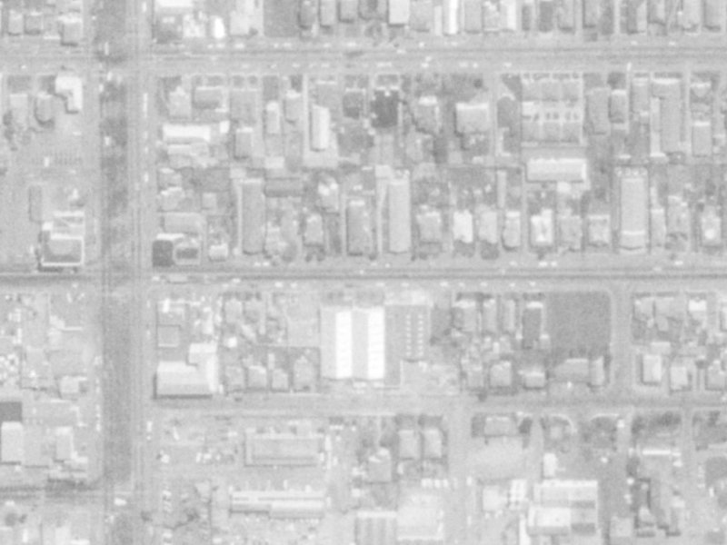 376 Cashel Street from the air, 1975-1979