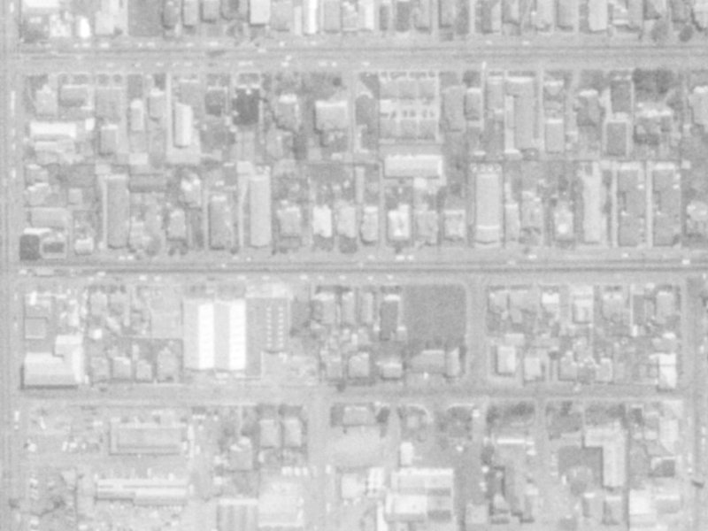 394 Cashel Street from the air, 1975-1979