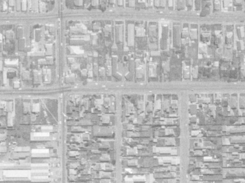 468 Cashel Street from the air, 1975-1979