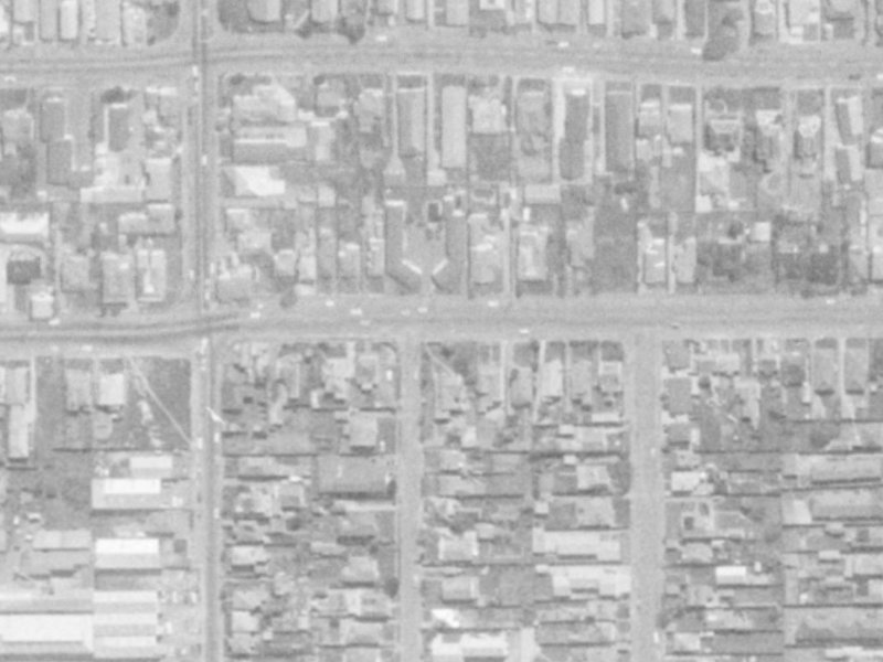 472 Cashel Street from the air, 1975-1979
