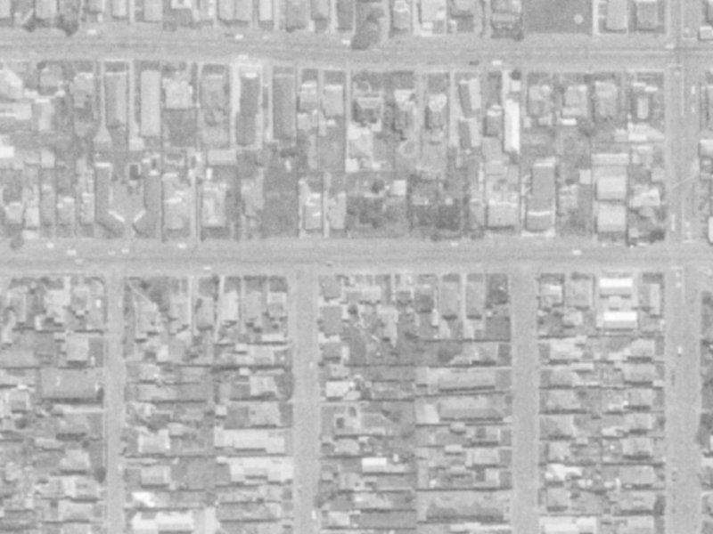 490 Cashel Street from the air, 1975-1979