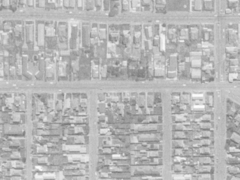 492 Cashel Street from the air, 1975-1979