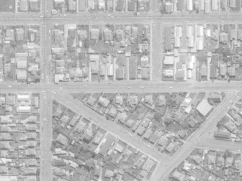 540 Cashel Street from the air, 1975-1979