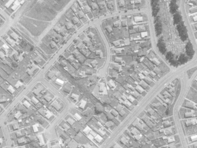 12 Nalder Place from the air, 1975-1979
