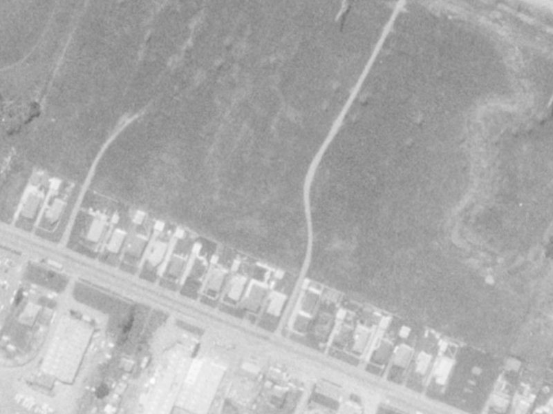 48A Showgate Avenue from the air, 1975-1979
