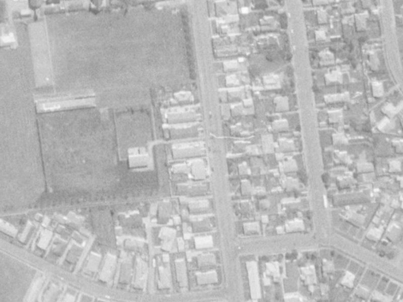 26 Wharenui Road from the air, 1975-1979