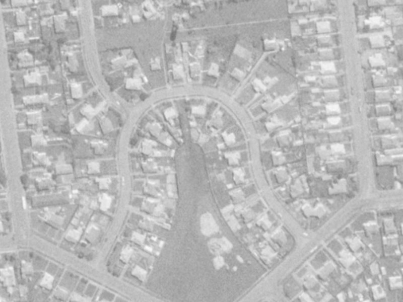 Piko Crescent from the air, 1975-1979