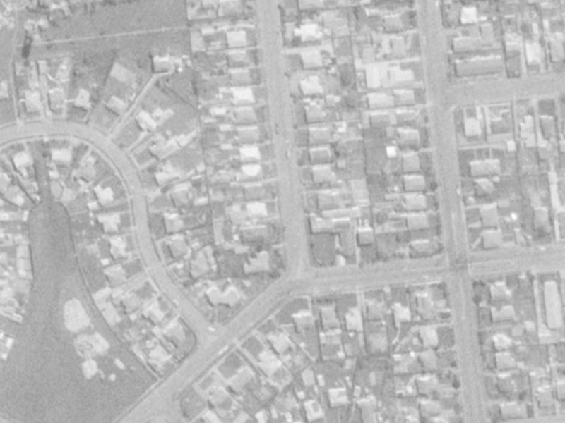 79 Rattray Street from the air, 1975-1979