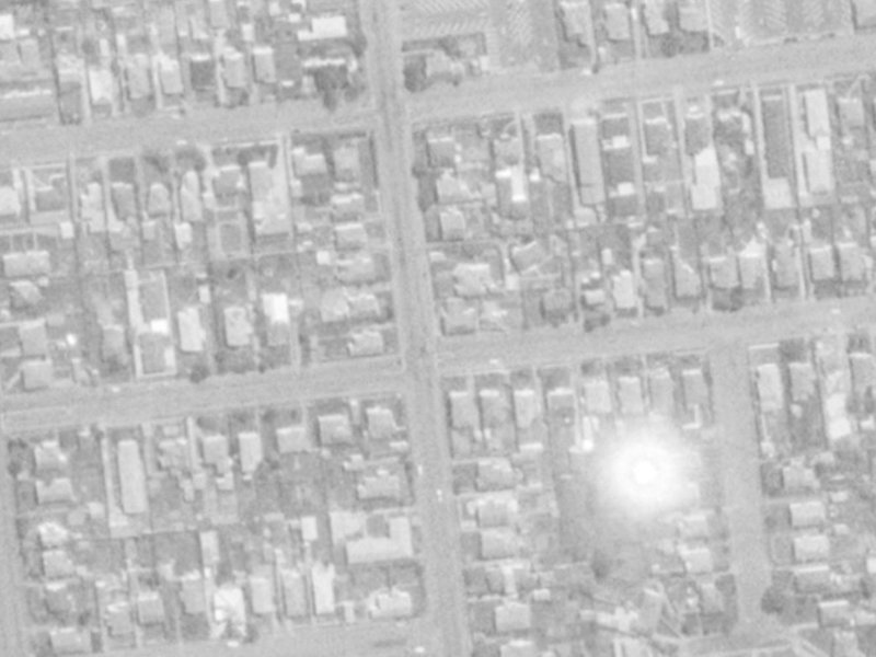 80 Matipo Street from the air, 1975-1979
