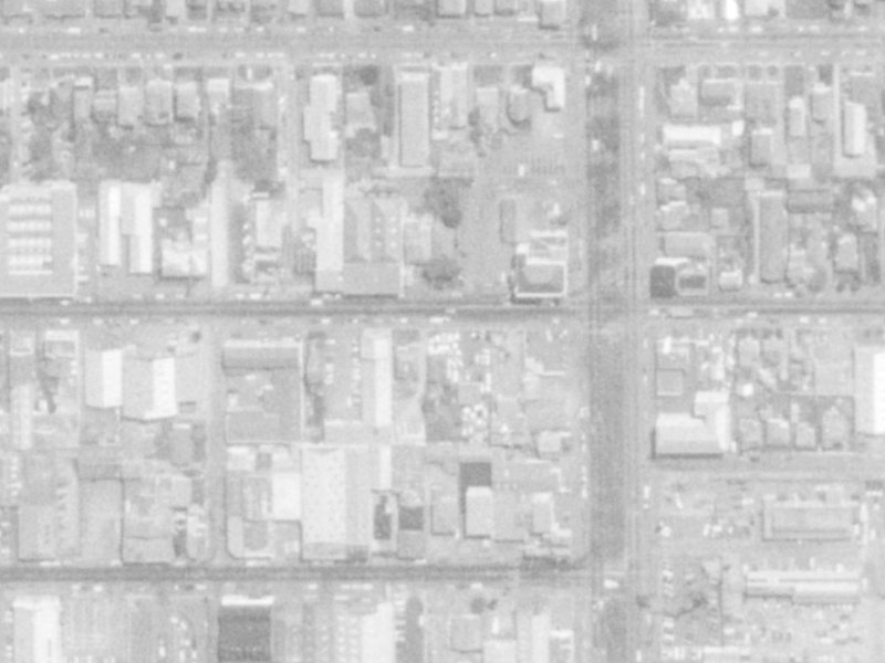 342 Cashel Street from the air, 1975-1979