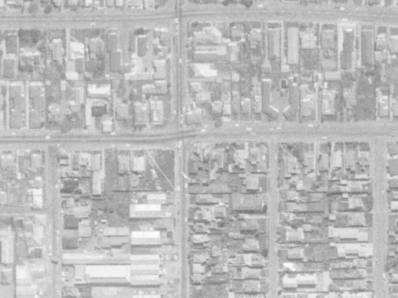 42E Stanmore Road from the air, 1975-1979
