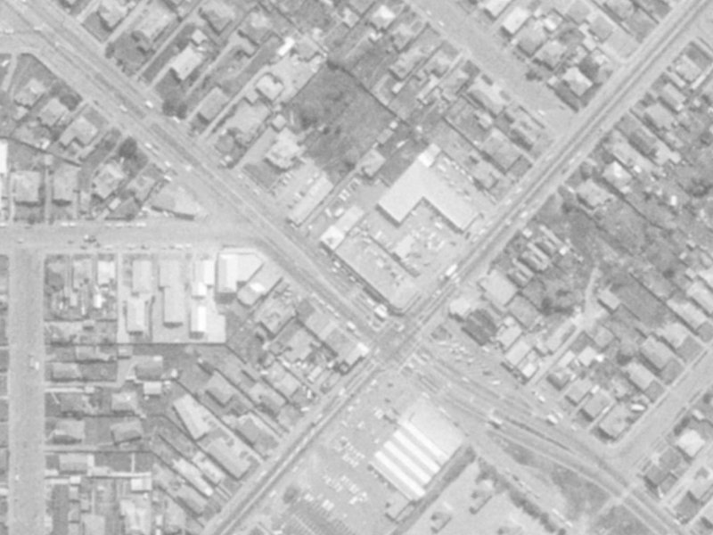 237A Linwood Avenue from the air, 1975-1979