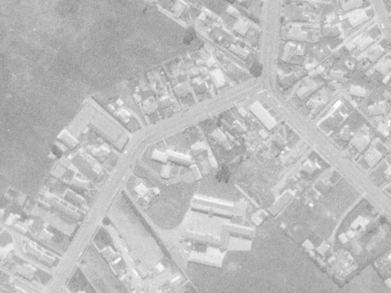 65A Middlepark Road from the air, 1975-1979