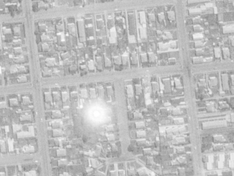 2A Broadbent Street from the air, 1975-1979