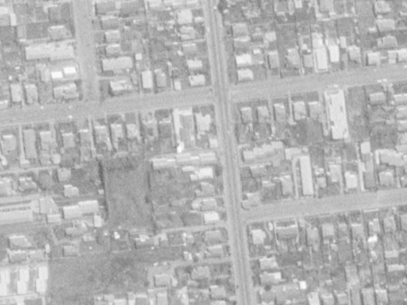 153 Clarence Street from the air, 1975-1979