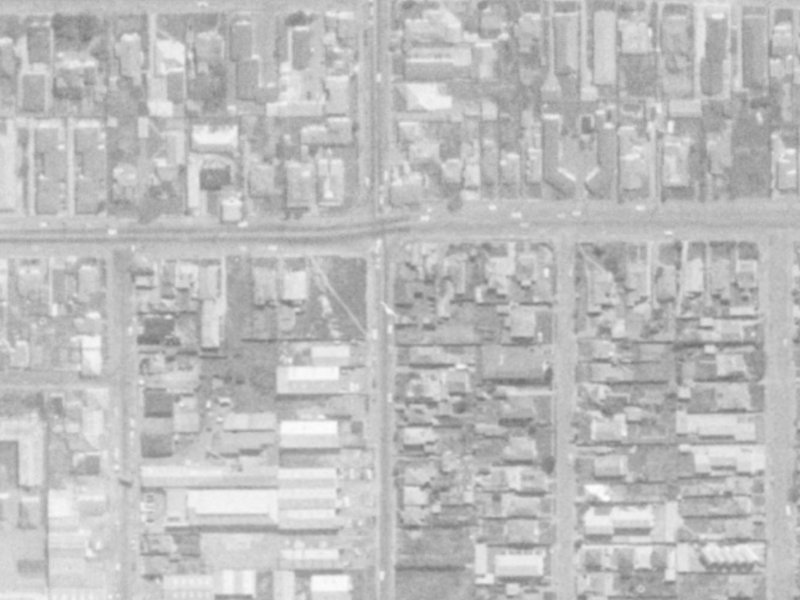 42J Stanmore Road from the air, 1975-1979