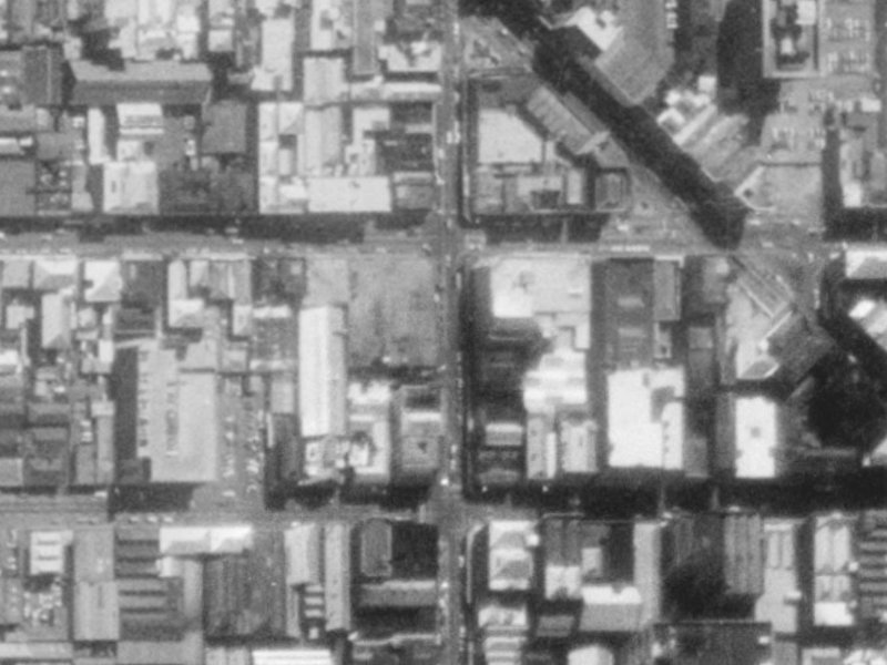 669 Colombo Street from the air, 1975-1979