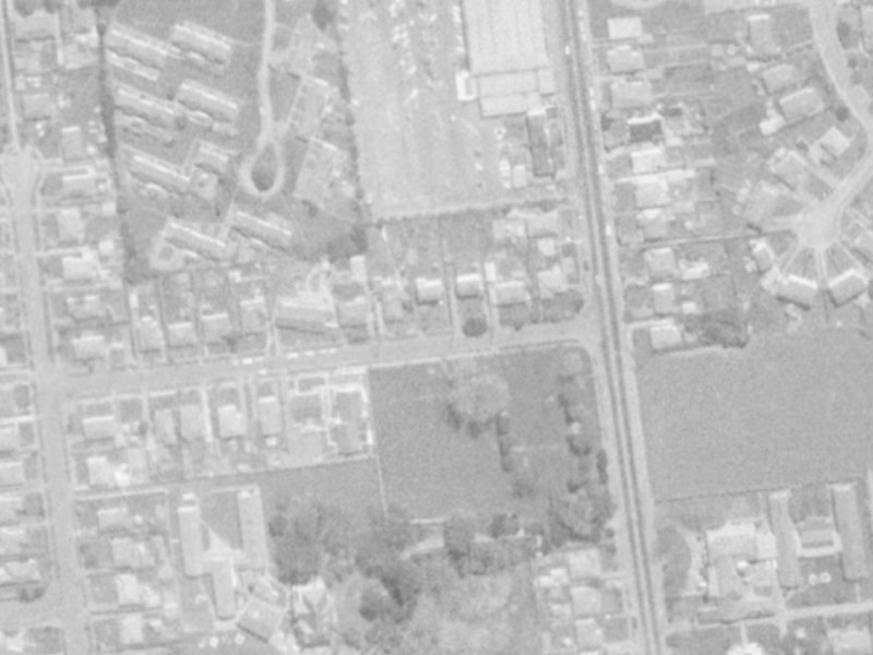 19 Haynes Avenue from the air, 1975-1979