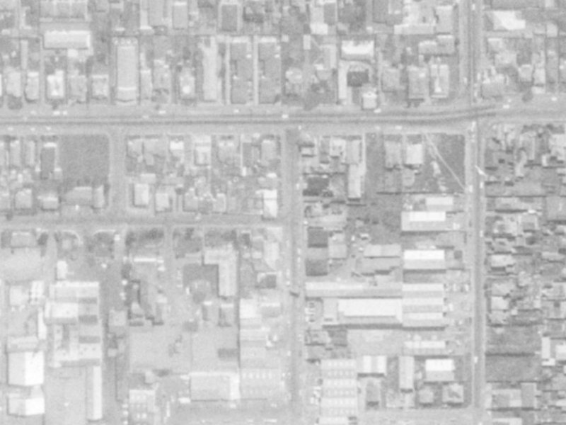 71 Essex Street from the air, 1975-1979