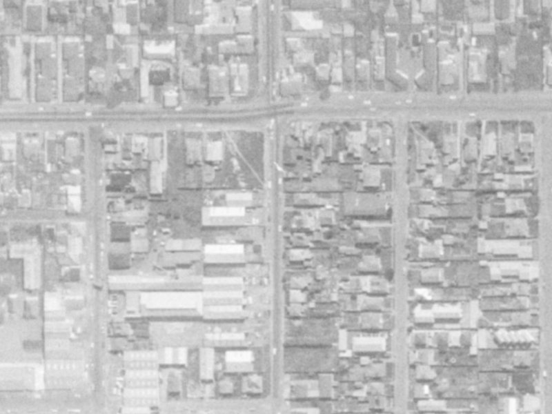 36 Stanmore Road from the air, 1975-1979