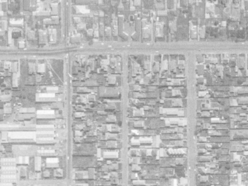 120A Nursery Road from the air, 1975-1979
