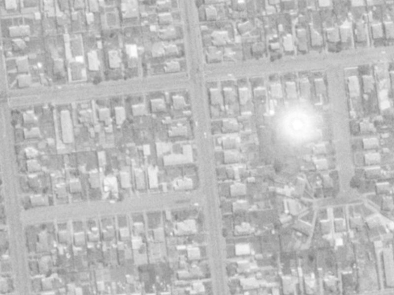 2C George Street from the air, 1975-1979