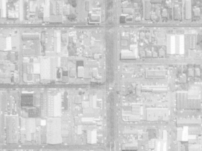 109 Fitzgerald Avenue from the air, 1975-1979