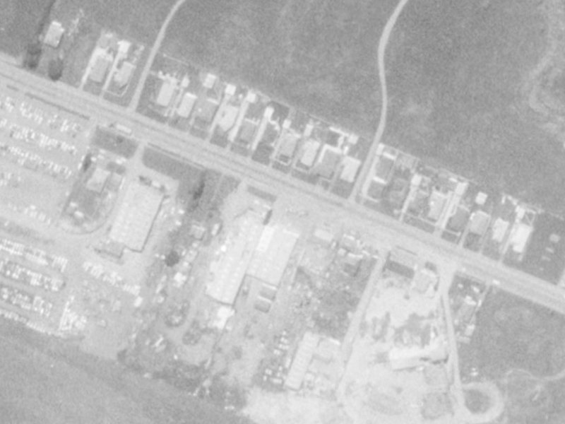 49a Buchanans Road from the air, 1975-1979