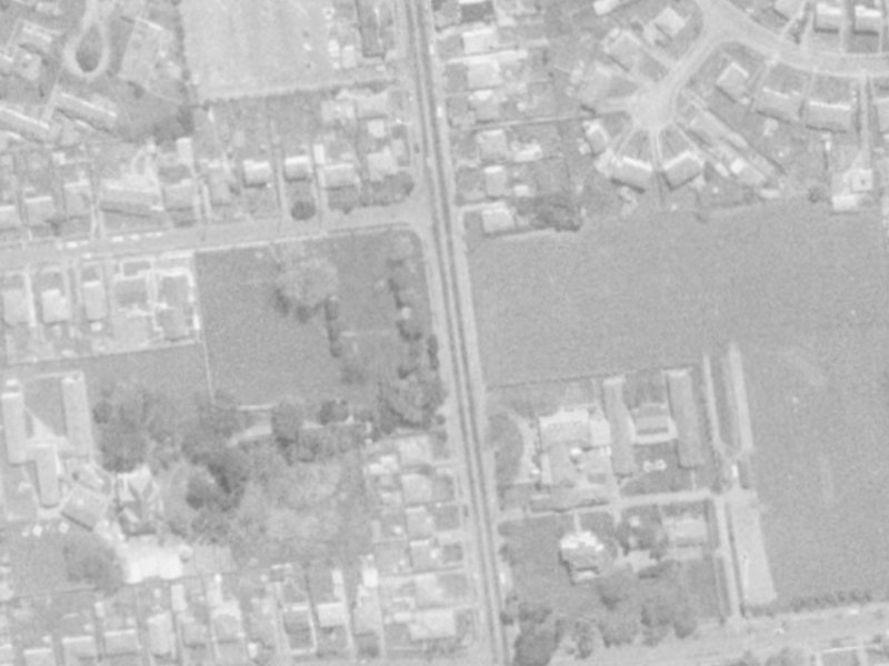 33 Hansons Lane from the air, 1975-1979