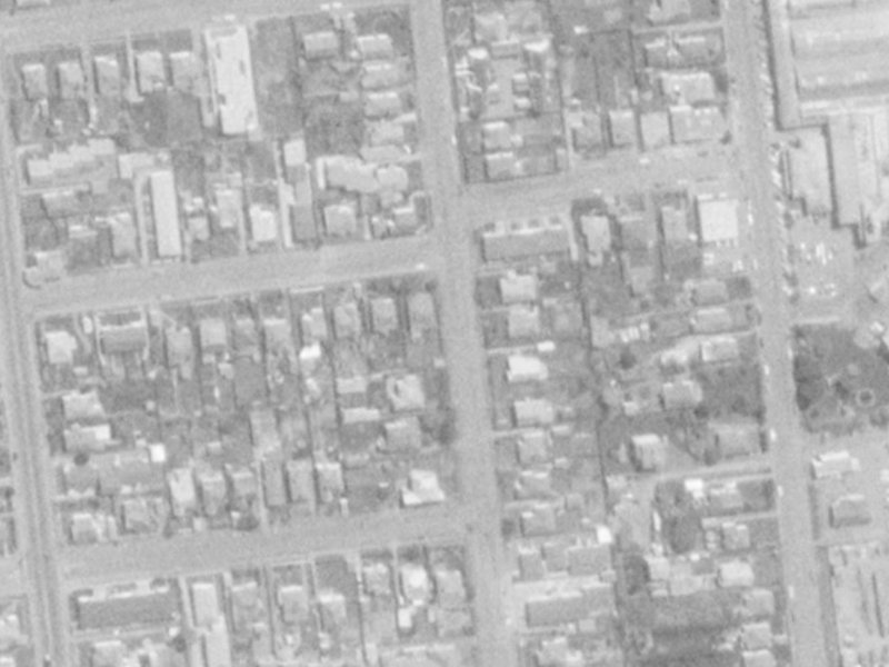 41 Picton Avenue from the air, 1975-1979