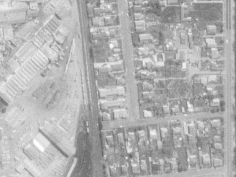 29 Brockworth Place from the air, 1975-1979