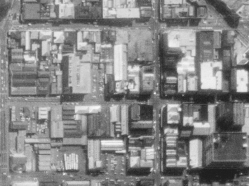 45 Lichfield Street from the air, 1975-1979