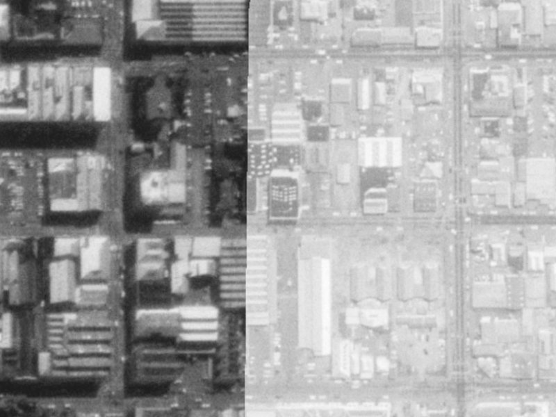 181 Lichfield Street from the air, 1975-1979