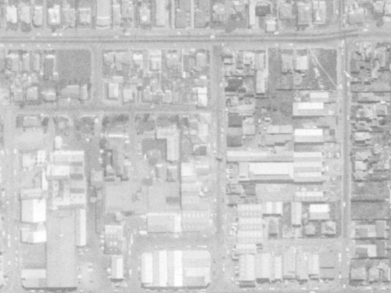 25 Saxon Street from the air, 1975-1979