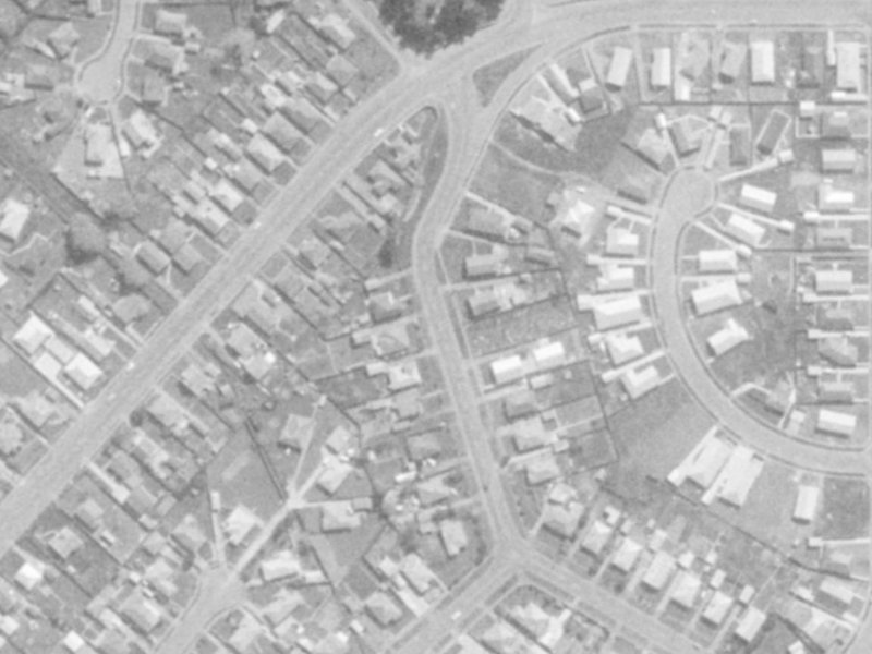 62b McGregors Road from the air, 1975-1979