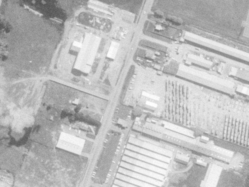190E Maces Road from the air, 1975-1979